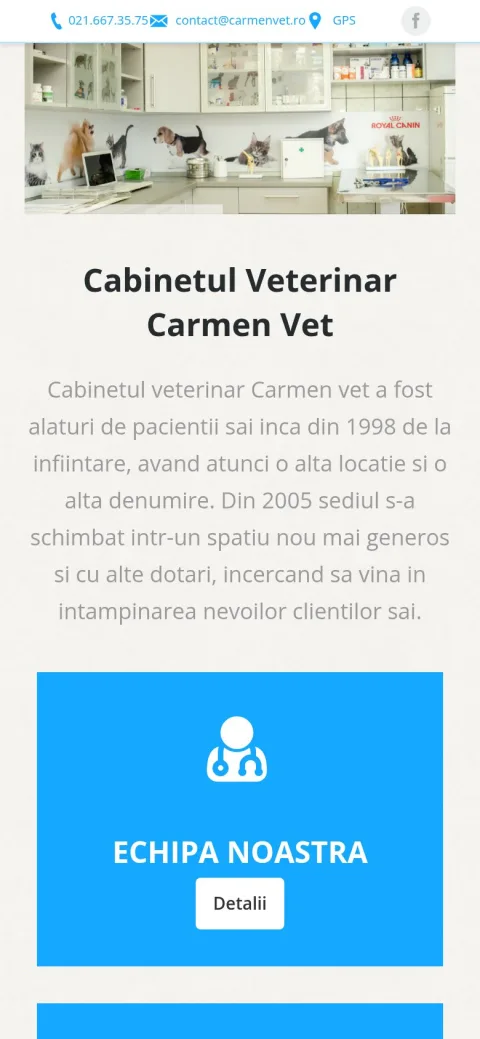 CarmenVet.ro mobile